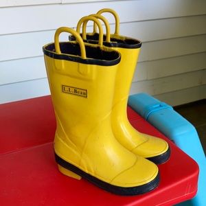 LLBean kids rainboot